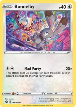 SWSH Black Star Promos Bunnelby Pokémon card